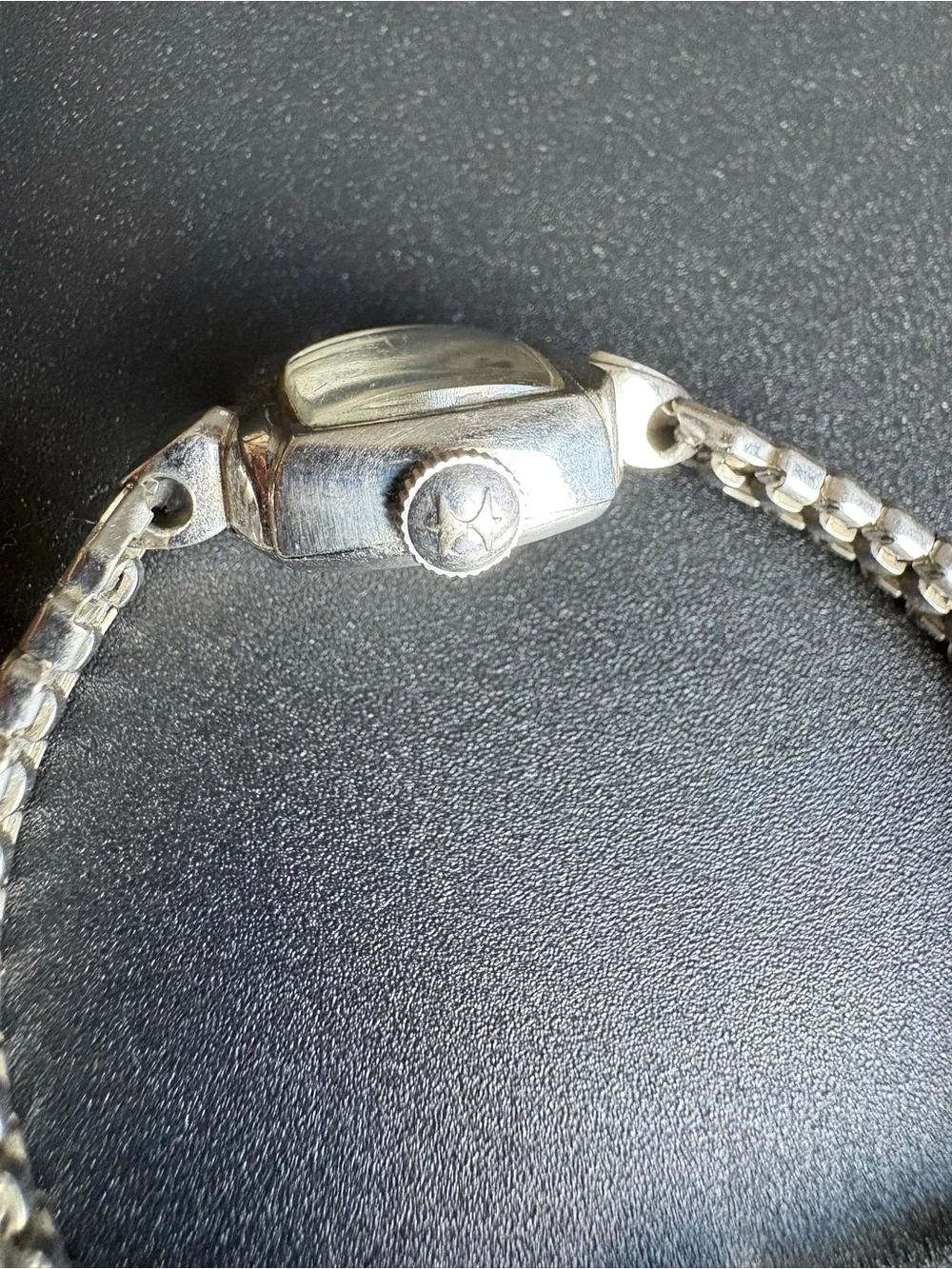 Hamilton‎ Women's Vintage White Gold Bracelet Watch with Champagne Dial
